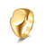 Anel Amor Maciço Radiance Banhado a Ouro 18K - comprar online