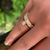 Anel Cravejado Grace Banhado a Ouro 18K
