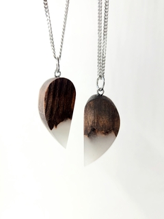 Collares de corazón a la mitad para dos - comprar en línea