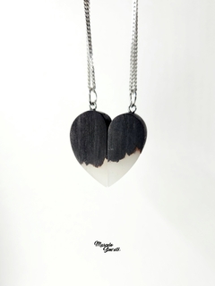 Collares de corazón a la mitad para dos - Marcelo Simroth Art
