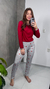 Imagem do Pijama longo Suede Blusa Lisa (Mariáh)