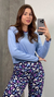 Imagem do Pijama longo Suede Blusa Lisa (Mariáh)