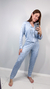 Pijama Botão Longo Suede (LARA)