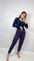 Pijama longo Suede Blusa Lisa (Mariáh)