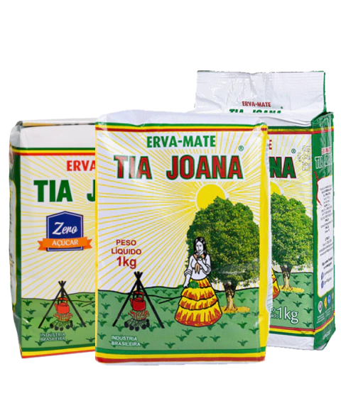 Combo Erva Mate 01kg Tradicional, 01 kg Zero Açucar e 01Kg Zero açucar Vacúo