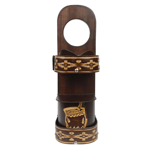 Porta Chimarrão em Couro Legítimo 1,8L