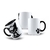 Caneca de Porcelana Presente Gatinho Meow Miau Gateiros Love
