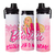 Garrafinha da Barbie Personalizada c/ Nome em Alumínio 750mL