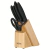 Jogo De Facas Tramontina Com Tesoura E Suporte Madeira 6 Pcs - loja online