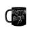 Caneca de Porcelana Preta Banda Led Zeppelin Fallen Angel