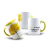 Kit Canecas de Porcelana Decorativas Árvores Ipe Florescer - comprar online