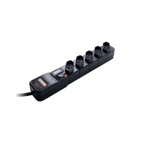 Filtro De Linha 5 Tomadas Super Premium Fusível Nfe Garantia