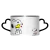 Caneca Snoopy Desenho Quadrinhos Coração Love Amor 325mL