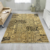 Alfombra de Lana Patchwork Moderna Beige