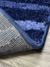 Alfombra Wellness Azul Lines Pelo Cortado - kreatex