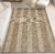 Alfombra Aspen Estampada Rayada Rustica Beige Tejido Plano - comprar online