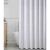 Cortina Teflonada Glitter Brillo Blanca