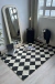 Imagen de Alfombra Rombos B&W