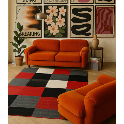 Alfombra Flash Moderna Cuadros - comprar online