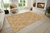 Alfombra de Yute Natural 100% Rombos 190x280 cm (Única medida)