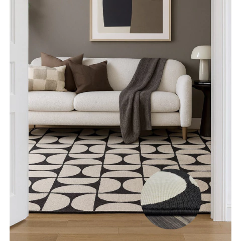 Alfombra Sfynx Contemporary B&W - comprar online