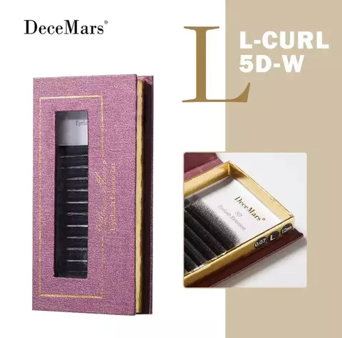 Cílios Decemars 5DW - Curvatura L