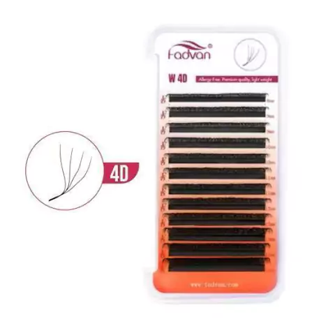 Cílios fadvan 4DW - Curvatura M