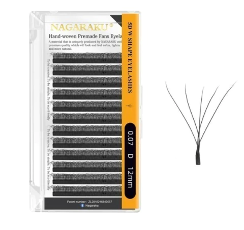 Cílios Nagaraku 5DW - 0.07D