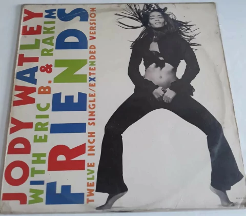 Jody Watley With Eric B. & Rakim - Friends (12", Single, Pin)