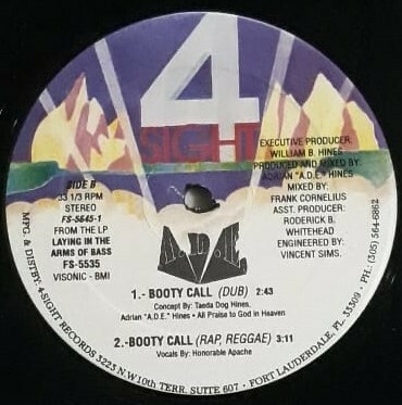 A.D.E. - Booty Call (12")