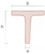 Perfil Tee 7/8"x1/8" (22,2mm x 3,2mm) - comprar online