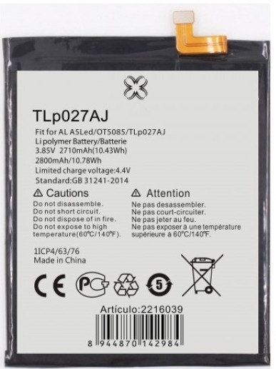 BATERIA ALCATEL 5085 A5**
