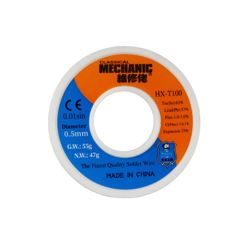 SOLDADURA MECHANIC TY-V866 0.5 MM G.W: 40G SIN PLOMO