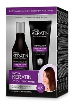 Imagen de Kativa Keratin Post Alisado Xpress · Shampoo Y Tratamiento