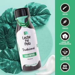 Shampoo Tradicional Leche Pal Pelo 250 Ml Limpieza Profunda - tienda en línea