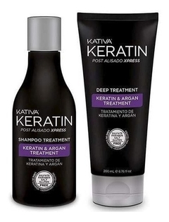 Kativa Keratin Post Alisado Xpress · Shampoo Y Tratamiento - akthon