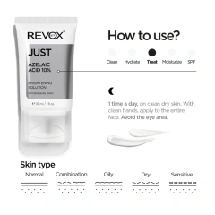 Serum Facial Solución Iluminadora con Ácido Azelaico al 10%?Revox B77 Azelaic Acid 10% - akthon