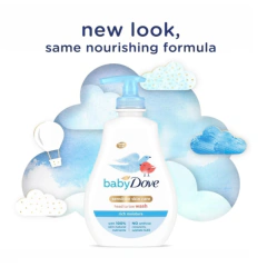 Jabón líquido Baby Dove Head to Toe Wash Rich Moisture 400ml