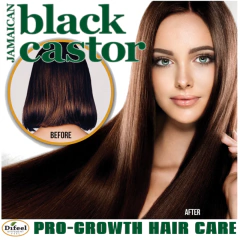 Aceite para engrosamiento y crecimiento del cabello. Difeel Jamaican Black Castor 210 ml - akthon