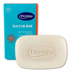 Dermisa Sulfur Bar · Jabón De Azufre Para Piel Grasa