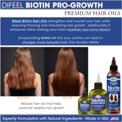 Difeel Aceite Capilar Premium con Biotina para Fortalecer y Favorecer el Crecimiento del Cabello 75 ml - tienda en línea