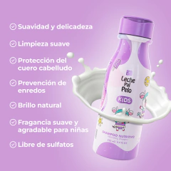 Shampoo Nutritivo Para Niños Leche Pal Pelo Kids 250 Ml - akthon