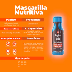 Mascarilla Tratamiento Nutritivo Rizos Leche Pal Pelo 250 Ml en internet