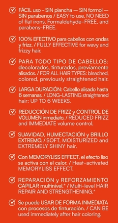 Kareol Braliss Alisado · Liso Perfecto · Keratina Y Argán - tienda en línea