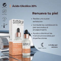 Rutina de skincare Anti Manchas • Ácido Glicólico Protector Solar SPF 50+ y Niacinamida • Simply Solution TONE RENEW - tienda en línea