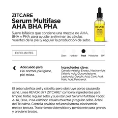 Revox Zitcare AHA·BHA·PHA · Suero bifásico removedor de células muertas - comprar en línea