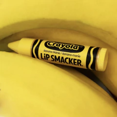 Mega Lip Smacker Banana · Bálsamo Labial Jumbo • Sabor Plátano - comprar en línea
