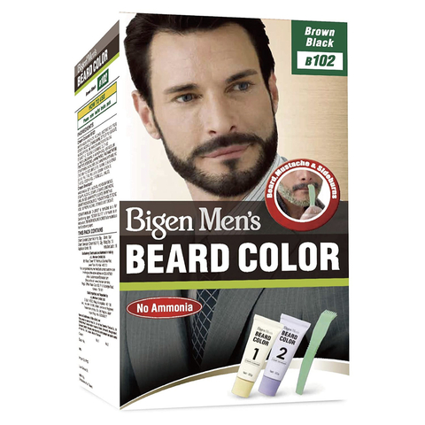 Tinte Bigen Men's Barba · Negro Natural B102 · Permanente