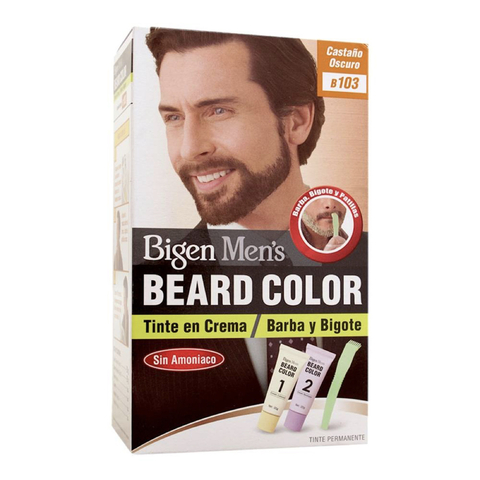 Tinte Bigen Men's Barba · Castaño Oscuro B103 Permanente