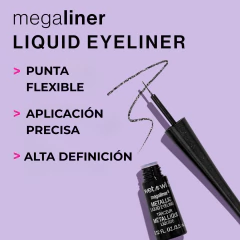 Delineador Líquido Wet N Wild Shimmer Cosmic Color Negro
